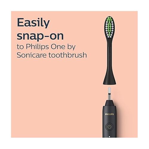 필립스 Philips One by Sonicare, 2 Brush Heads, Shadow Black, BH1022/06