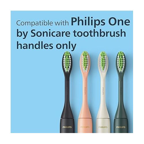 필립스 Philips One by Sonicare, 2 Brush Heads, Shadow Black, BH1022/06