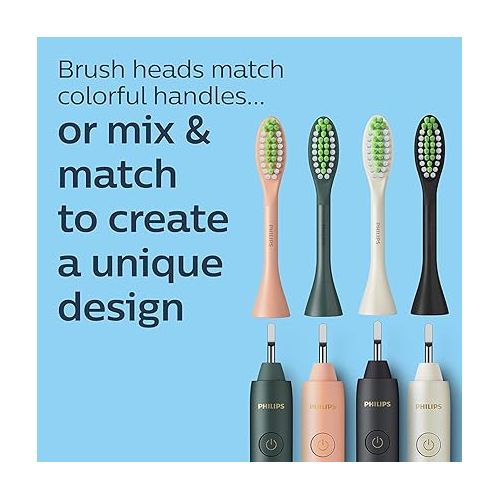 필립스 Philips One by Sonicare, 2 Brush Heads, Shadow Black, BH1022/06