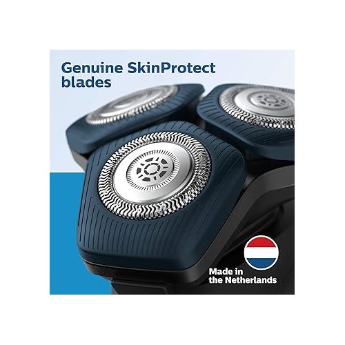 필립스 Philips Norelco Genuine SH71/52 Shaving Heads compatible with Norelco Shaver Series 5000 Angular and 7000 , Latest Version for Refreshed RQ12/70, RQ12/60, SH60/70, and SH70/70