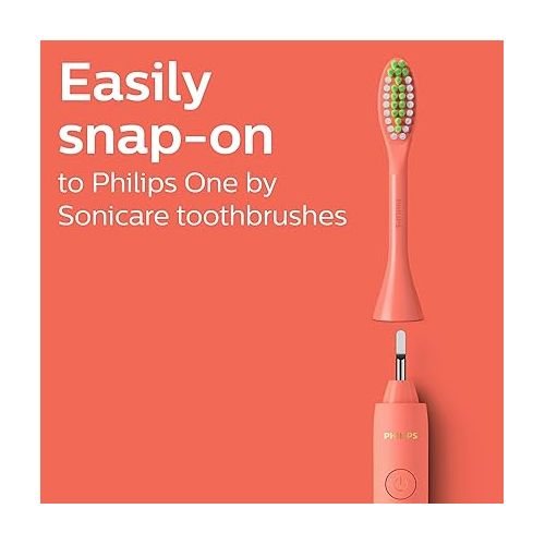 필립스 Philips One by Sonicare, 2 Brush Heads, Miami Coral, BH1022/01