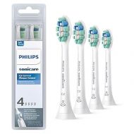 Philips Sonicare Optimal Plaque Control Replacement Toothbrush Heads, HX9024/65, BrushSync™ Technology, White 4-pk