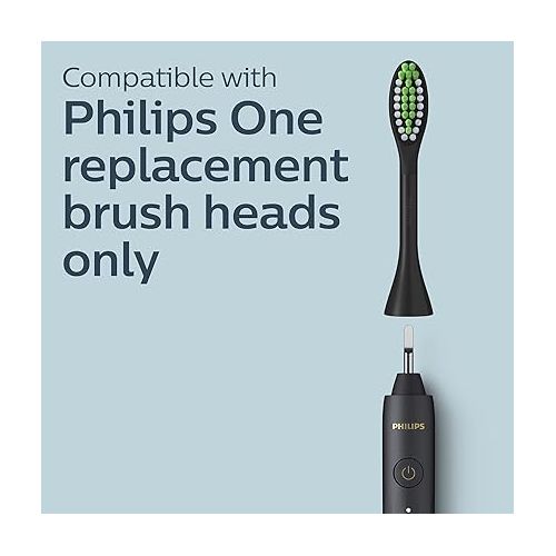 필립스 Philips Sonicare One by Sonicare Rechargeable Toothbrush, Shadow, HY1200/26