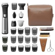 Philips Norelco Multi Groomer 29 Piece Mens Grooming Kit, Trimmer for Beard, Head, Body, and Face - NO Blade Oil Needed, MG7791/40