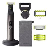 Philips Norelco OneBlade Pro Kit, Hybrid Electric Trimmer and Shaver with Charging Stand and Precision Comb, QP6550 + OneBlade Body Kit, 3 Pieces, QP610