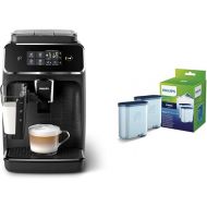 Philips 2200 Series Fully Automatic Espresso Machine - LatteGo Milk Frother, 3 Coffee Varieties& PHILIPS AquaClean Original Calc and Water Filter, No Descaling up to 5,000 cups