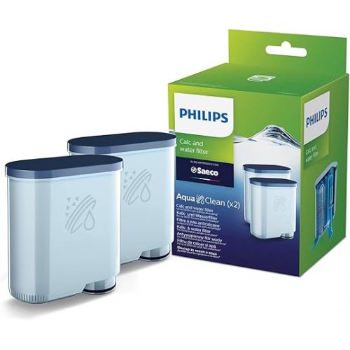 필립스 Philips 2200 Series Fully Automatic Espresso Machine - LatteGo Milk Frother, 3 Coffee Varieties& PHILIPS AquaClean Original Calc and Water Filter, No Descaling up to 5,000 cups