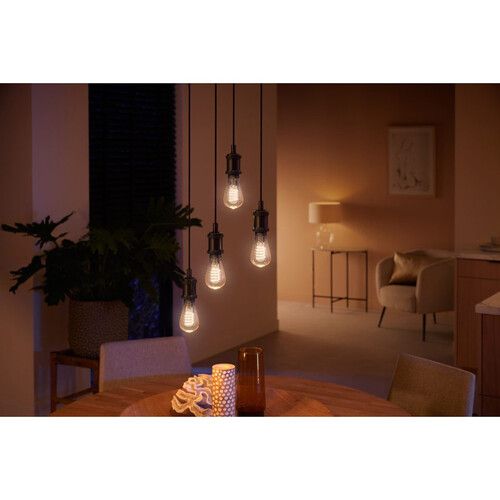 필립스 Philips Hue ST19 Filament Edison Bulb with Bluetooth (White Ambiance)