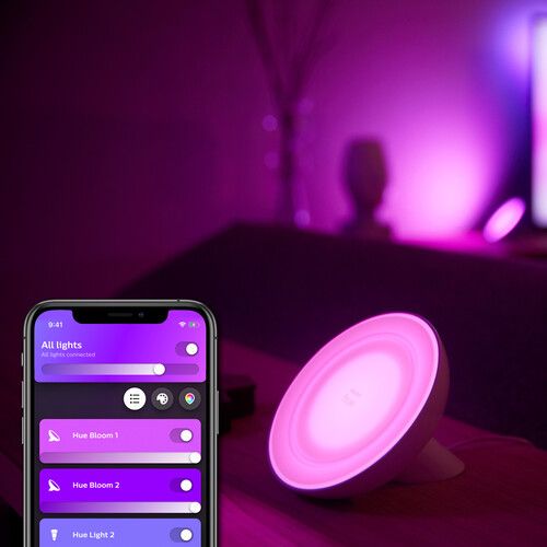 필립스 Philips Hue Bloom Table Lamp with Bluetooth (White & Color Ambiance)