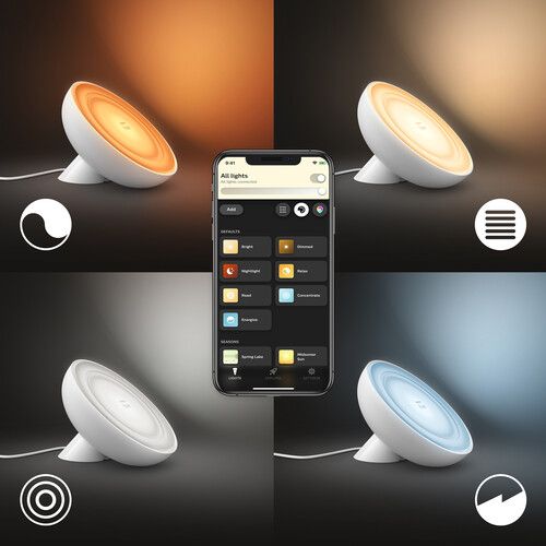 필립스 Philips Hue Bloom Table Lamp with Bluetooth (White & Color Ambiance)