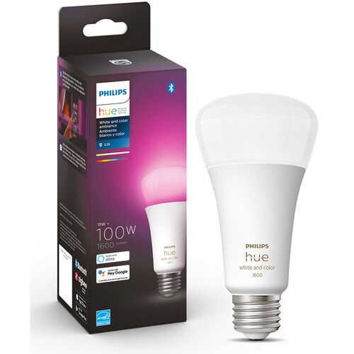 필립스 Philips Hue A21 Bulb with Bluetooth (White & Color Ambiance)