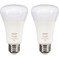 Philips Hue A19 Bulb with Bluetooth (White & Color Ambiance, 2-Pack)