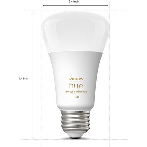 필립스 Philips Hue A19 Bulb with Bluetooth (White Ambiance)