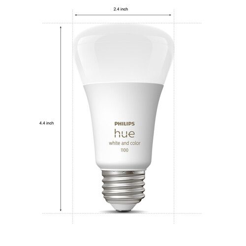 필립스 Philips Hue A19 Bulb with Bluetooth (White & Color Ambiance)