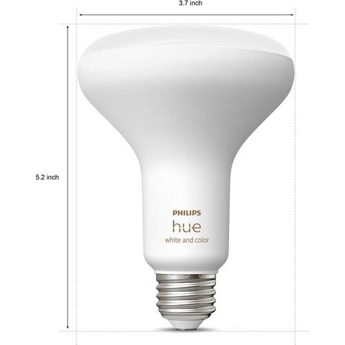 필립스 Philips Hue BR30 Bulb (White & Color Ambiance, 2-Pack)