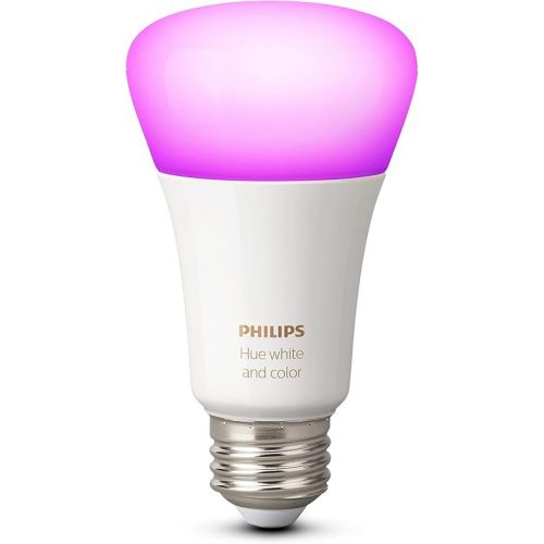 필립스 Philips Hue White and Color A19 Smart Bulbs (2 Pack)