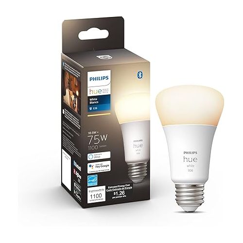 필립스 Philips Hue White and Color A19 Smart Bulbs (2 Pack)