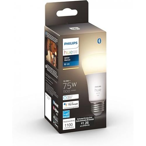 필립스 Philips Hue White and Color A19 Smart Bulbs (2 Pack)