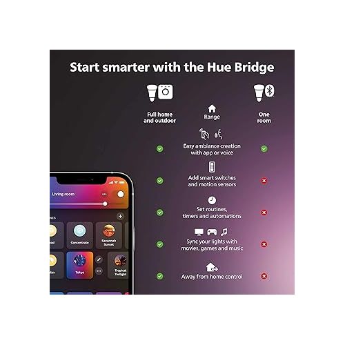필립스 Philips Hue Outdoor Motion Sensor - Automatic Dusk to Dawn - Turns Lights On When Motion is Detected - 1 Pack - Requires Bridge - Works with Alexa, Google Assistant, and Apple Homekit - Weatherproof