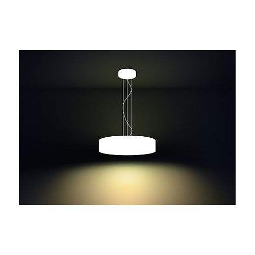 필립스 Philips Hue White Ambiance Dimmable LED Smart Suspension Light (Works with Alexa Apple HomeKit and Google Assistant)