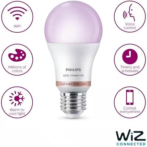 필립스 Philips Smart LED Bulb 8.8W (Eq.60W) A19 E26