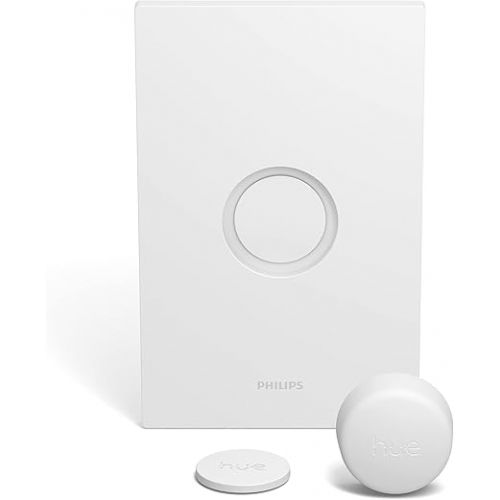 필립스 Philips Hue 578807 Tap Dial Switch, 1-Pack, White & Smart Button for Hue Smart Lights, Smart Light Control, (Hue Hub required)