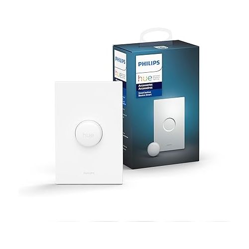 필립스 Philips Hue 578807 Tap Dial Switch, 1-Pack, White & Smart Button for Hue Smart Lights, Smart Light Control, (Hue Hub required)