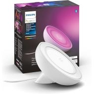 Philips Hue Bloom Smart Table Lamp, White - White and Color Ambiance LED Color-Changing Light - 1 Pack - Control with Hue App - Works with Alexa, Google Assistant, and Apple Homekit