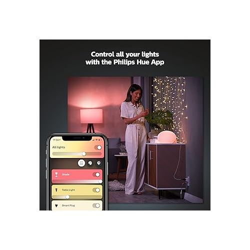 필립스 Philips Hue Smart Plug (Pack of 1) and Philips Hue Smart Button for Hue Lights Control (Hue Hub Required)