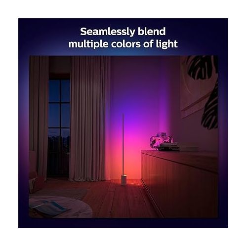 필립스 Philips Hue RGB Gradient Signe LED Smart Floor Lamp Bridge - Unlock The Power of Hue