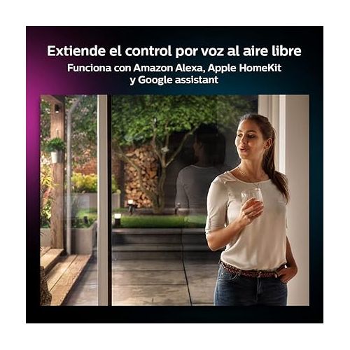 필립스 Philips Hue White & Color Ambiance Outdoor LightStrip 2m/7ft (Requires Hue Hub, Works with Amazon Alexa, Apple HomeKit, and Google Assistant)