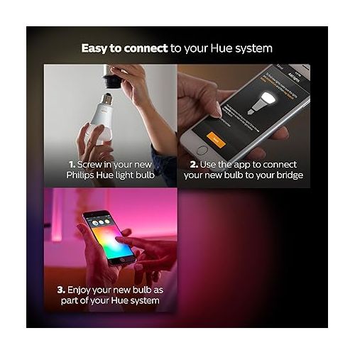 필립스 Philips Hue Dimmable LED Smart Spot Light (Compatible with Amazon Alexa Apple HomeKit and Google Assistant)