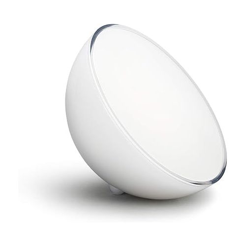 필립스 Philips Hue Go White and Color Portable Dimmable LED Smart Light Table Lamp (Requires Hue Hub, Works with Alexa, HomeKit and Google Assistant), White