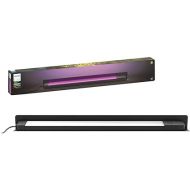 Philips Hue Amarant Outdoor Smart Light Bar, Black - 20W, White and Color Ambiance LED Light - 1 Pack - Requires Hue Bridge and Outdoor Power Supply - Control with Hue App and Voice - Weatherproof