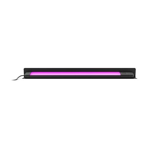 필립스 Philips Hue Amarant Outdoor Smart Light Bar, Black - 20W, White and Color Ambiance LED Light - 1 Pack - Requires Hue Bridge and Outdoor Power Supply - Control with Hue App and Voice - Weatherproof