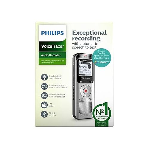 필립스 PHILIPS VoiceTracer Audio Recorder