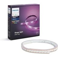 Philips Hue 800276 White and Color Ambiance LightStrip Plus Dimmable LED Smart Light (Requires Hue Hub, Works with Alexa, HomeKit & Google Assistant), 80 inch