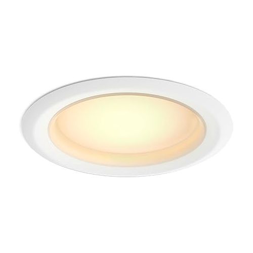 필립스 Philips Hue Smart Recessed 4 Inch LED Downlight - White Ambiance Warm-to-Cool White Light - 6 Pack - 850LM - Indoor - Control with Hue App - Compatible with Alexa Google Assistant and Apple Homekit