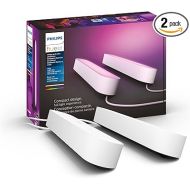 Philips Hue Smart Play Light Bar Base Kit, White - White & Color Ambiance LED Color-Changing Light - 2 Pack - Requires Bridge - Control with App - Works with Alexa, Google Assistant and Apple HomeKit