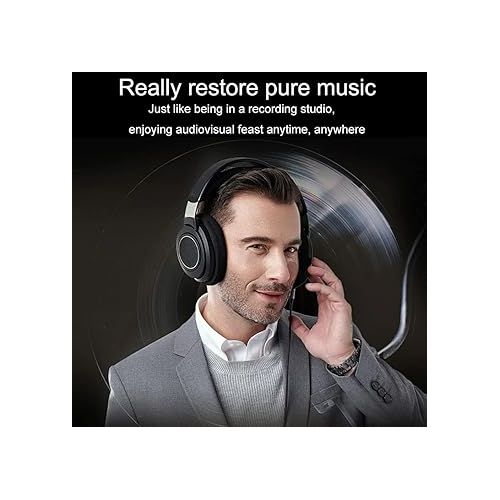 필립스 Philips Over The Ear Studio Headphones for Recording Open Back Gaming Headset with Microphone Studio Monitor Headphones for PC DJ Music Piano Guitar with Detachable Mic and Audio Jack SHP9600MB