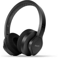 PHILIPS A4216 Wireless Sports Headphones, up to 35 Hours Play time, Washable Cooling Ear-Cup Cushions, IP55 Water/dust Protection, Bluetooth + 3.5 mm Audio Port, Built-in Microphone TAA4216BK