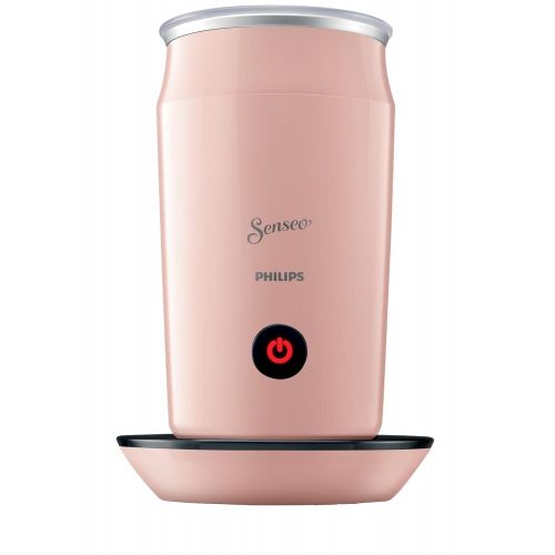 필립스 Philips Senseo Viva Cafe HD6563/30 Kaffeepadmaschine (Crema plus, Kaffee-Staerkeeinstellung) rosa & Senseo CA6500/30 Milchaufschaeumer (500 W, Antihaftbeschichtung, Bedienung auf Tas