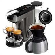 Philips Senseo HD6596/50 Switch Premium 2-in-1 Kaffeemaschine (Chrome, Metall)