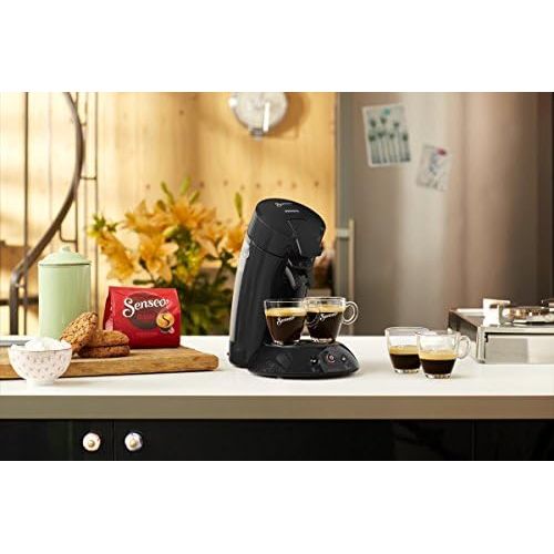 필립스 Philips for Senseo Coffee HD6554/69(Crema Plus Coffee Pod Machine, Choice Strengths (Black)