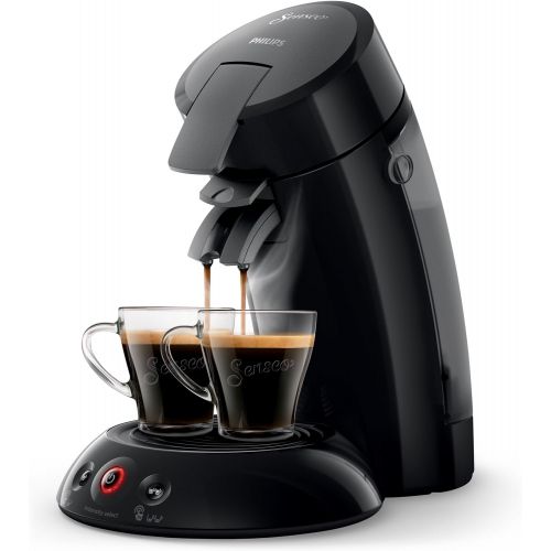 필립스 Philips for Senseo Coffee HD6554/69(Crema Plus Coffee Pod Machine, Choice Strengths (Black)