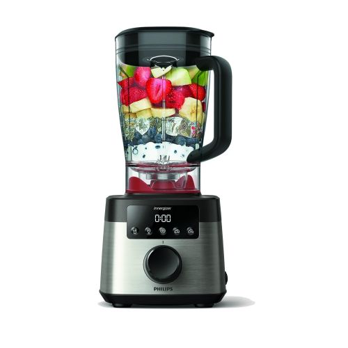 필립스 Philips HR3868/00 Power Standmixer Innergizer, 45000 U/min., ProBlend Extreme Technologie, Noise Comfort Dome, 2000 W, edelstahl