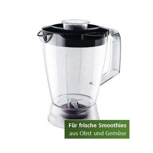 필립스 Philips HR 7762/90 Viva Collection Com­pact 3-in-1 Food Pro­cessor, 750 Watt - Black