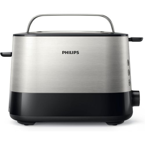 필립스 Philips HD9350/90 Kettle (2200 Watt, 1.7 Litre, Stainless Steel). [Energy Class A+++], Black/stainless steel