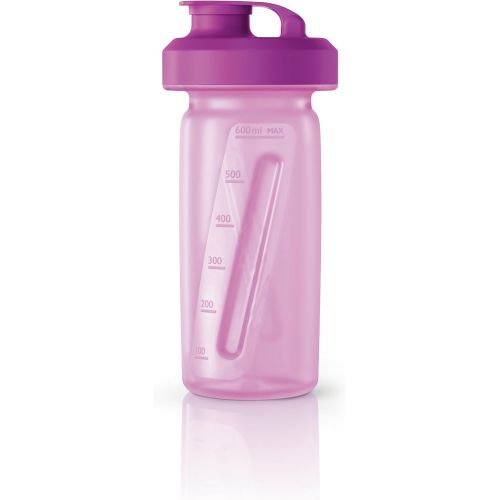 필립스 Philips HR2989/00 Daily Collection On the Go Flasche fuer Smoothies, rosa