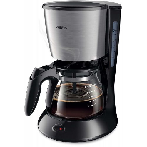 필립스 Philips Daily Mini-Filterkaffeemaschine 21,8x 19,8x 29cm one size Schwarz/Metall